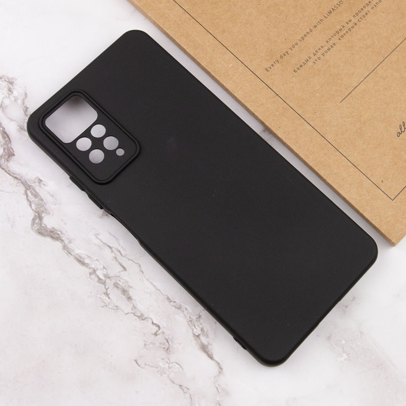 Чехол TPU GETMAN Liquid Silk Full Camera для Xiaomi Redmi Note 11 Pro 4G/5G / 12 Pro 4G (Черный / Black) в магазине vchehle.ua