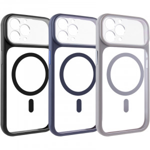 Чехол TPU+PC GETMAN Moon Clear with Magnetic Safe для Apple iPhone 12 Pro (6.1")