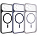 Чехол TPU+PC GETMAN Moon Clear with Magnetic Safe для Apple iPhone 12 Pro (6.1")