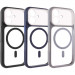 Чехол TPU+PC GETMAN Moon Clear with Magnetic Safe для Apple iPhone 16 (6.1")