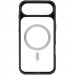 Чехол TPU+PC GETMAN Moon Clear with Magnetic Safe для Apple iPhone 17 Air (6.5") (Black) в магазине vchehle.ua