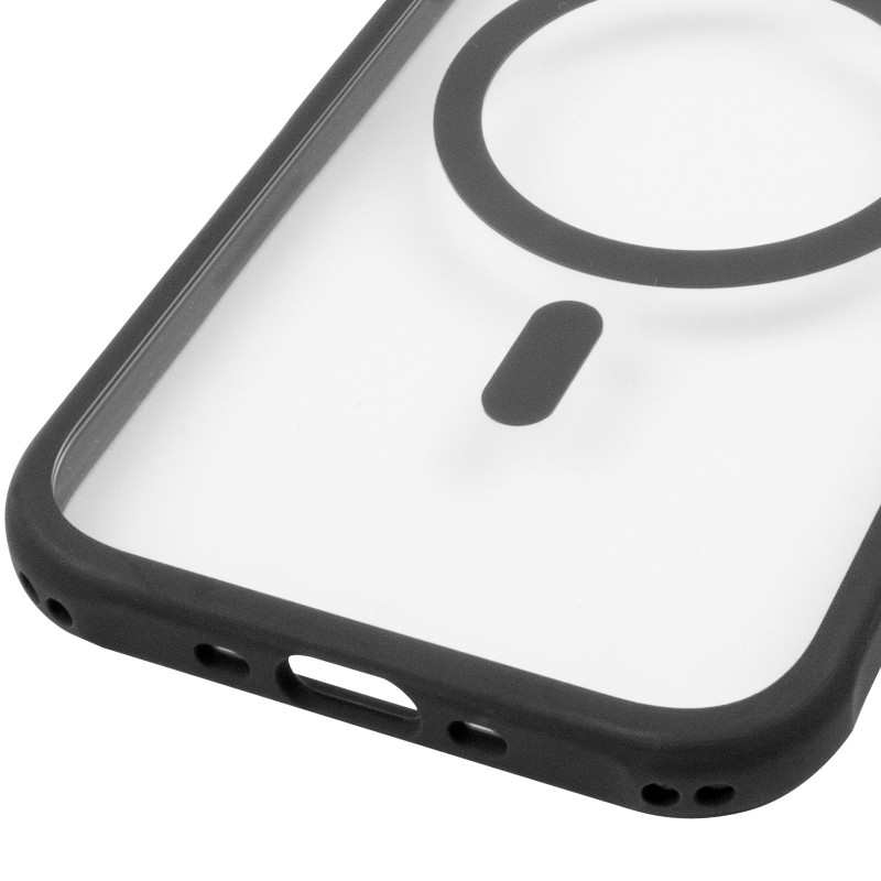 Заказать Чехол TPU+PC GETMAN Moon Clear with Magnetic Safe для Apple iPhone 17 Air (6.5") (Black) на vchehle.ua