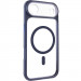 Чехол TPU+PC GETMAN Moon Clear with Magnetic Safe для Apple iPhone 17 Air (6.5") (Blue)