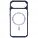 Фото Чехол TPU+PC GETMAN Moon Clear with Magnetic Safe для Apple iPhone 17 Air (6.5") (Blue) в магазине vchehle.ua