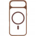 Фото Чехол TPU+PC GETMAN Moon Clear with Magnetic Safe для Apple iPhone 17 Air (6.5") (Brown) на vchehle.ua
