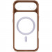 Фото Чехол TPU+PC GETMAN Moon Clear with Magnetic Safe для Apple iPhone 17 Air (6.5") (Brown) в магазине vchehle.ua