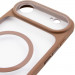 Чехол TPU+PC GETMAN Moon Clear with Magnetic Safe для Apple iPhone 17 Air (6.5") (Brown) в магазине vchehle.ua