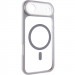 Чехол TPU+PC GETMAN Moon Clear with Magnetic Safe для Apple iPhone 17 Air (6.5") (Grey)