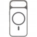 Фото Чехол TPU+PC GETMAN Moon Clear with Magnetic Safe для Apple iPhone 17 Air (6.5") (Grey) на vchehle.ua