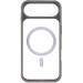 Фото Чехол TPU+PC GETMAN Moon Clear with Magnetic Safe для Apple iPhone 17 Air (6.5") (Grey) в магазине vchehle.ua