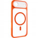 Чехол TPU+PC GETMAN Moon Clear with Magnetic Safe для Apple iPhone 17 Air (6.5") (Orange)