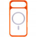 Фото Чехол TPU+PC GETMAN Moon Clear with Magnetic Safe для Apple iPhone 17 Air (6.5") (Orange) в магазине vchehle.ua