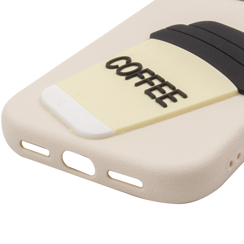Купить Чехол TPU Leather Toys для Apple iPhone 16 (6.1") (Coffee / Sand) на vchehle.ua