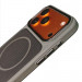 Фото Чехол PC Textile Hybrid with Magnetic Fit для Apple iPhone 17 Pro Max / 18 Pro Max (6.9") (Grey / Black) на vchehle.ua