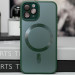 Фото Чехол TPU+Glass Sapphire Midnight with Magnetic Fit для Apple iPhone 14 Pro Max (6.7") (Зеленый / Forest green) в магазине vchehle.ua