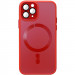 Чехол TPU+Glass Sapphire Midnight with Magnetic Fit для Apple iPhone 14 Pro Max (6.7") (Красный / Red)