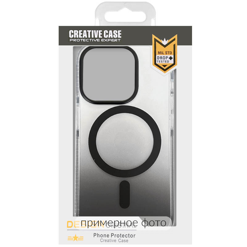 Фото Чехол TPU+PC Phantom with Magnetic Fit для Apple iPhone 17 Pro (6.3") (Black) на vchehle.ua