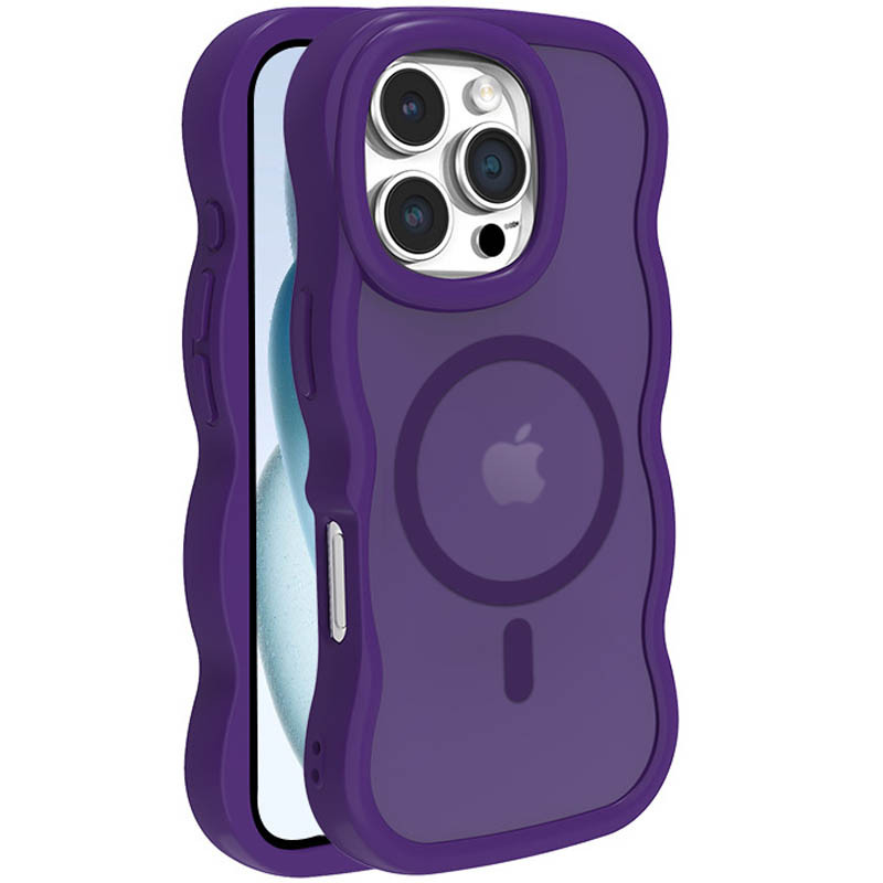 Чехол TPU+PC Undine with Magnetic Safe для Apple iPhone 16 Pro (6.3") (Purple)