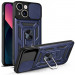 Фото Удароміцний чохол Ummi Camshield Serge Ring на Apple iPhone 15 (6.1") (Синій / Navy) на vchehle.ua