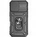 Фото Ударопрочный чехол Ummi Camshield Serge Ring для Apple iPhone 16 (6.1") (Черный / Black) на vchehle.ua
