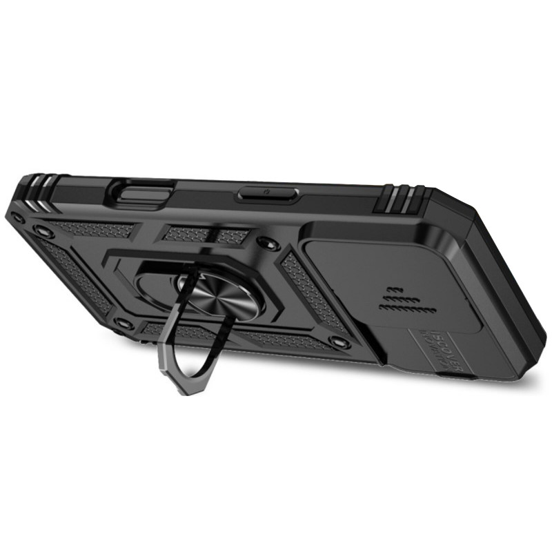 Ударопрочный чехол Ummi Camshield Serge Ring для Apple iPhone 16 Pro (6.3") (Черный / Black) в магазине vchehle.ua