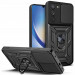 Купить Ударопрочный чехол Ummi Camshield Serge Ring для Xiaomi Redmi 15 (Global) (Черный / Black) на vchehle.ua