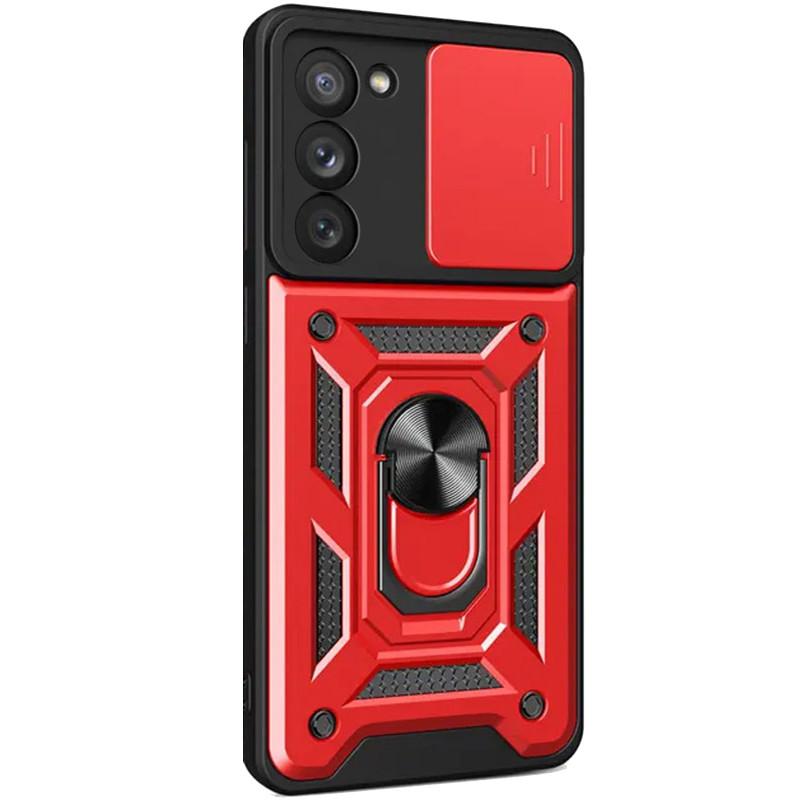 Купить Ударопрочный чехол Ummi Camshield Serge Ring для Xiaomi Redmi 15 (Global) (Красный / Red) на vchehle.ua