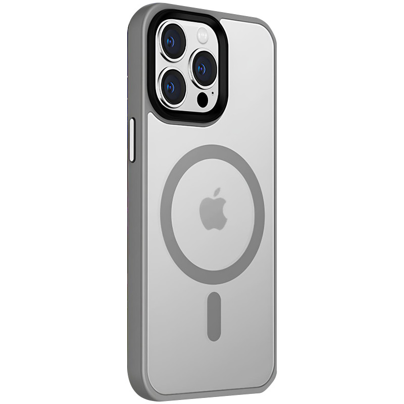 Фото Чехол Ummi Colorful with Magnetic Fit для Apple iPhone 15 Pro Max (6.7") (Серый / Grey) на vchehle.ua
