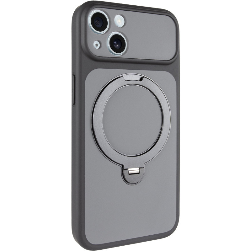Чехол Ummi Full Camera with Magnetic Fit HQ Ring для Apple iPhone 13 (6.1") (Black)