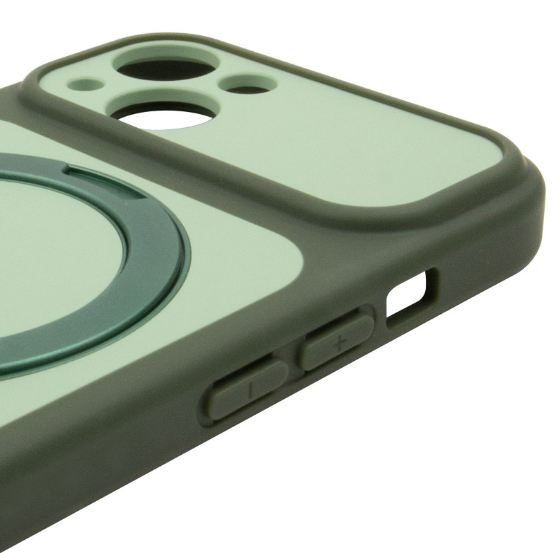 Заказать Чехол Ummi Full Camera with Magnetic Fit HQ Ring для Apple iPhone 13 (6.1") (Green) на vchehle.ua