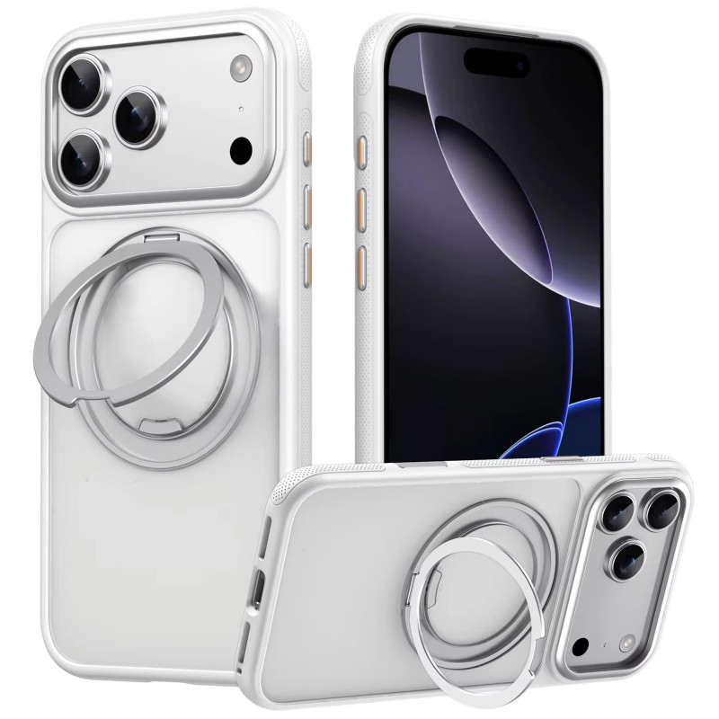 Фото Чохол Ummi Stylish with Magnetic Fit на Apple iPhone 17 Pro / 18 Pro (6.3") (White) на vchehle.ua