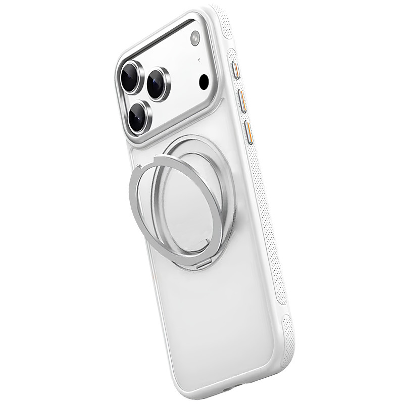 Фото Чохол Ummi Stylish with Magnetic Fit на Apple iPhone 17 Pro / 18 Pro (6.3") (White) в маназині vchehle.ua
