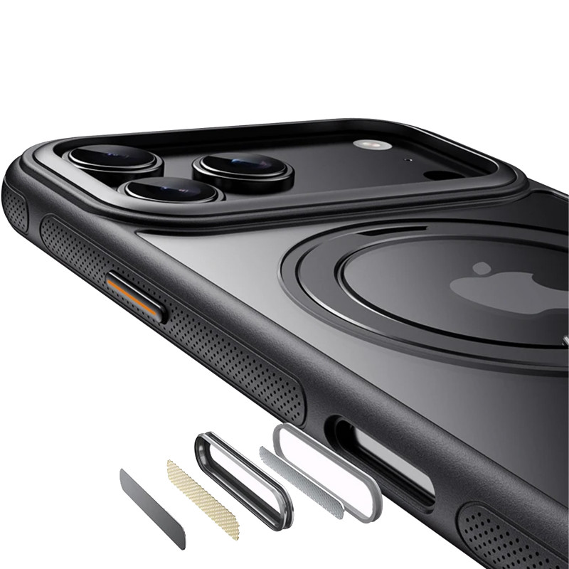 Чехол Ummi Stylish with Magnetic Fit для Apple iPhone 17 Pro Max / 18 Pro Max (6.9") (Black) в магазине vchehle.ua