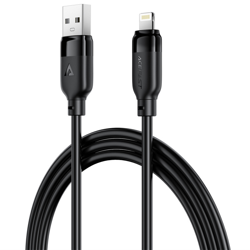 Фото Дата кабель Acefast C16-06 USB to Lightning 2.4A (2m) (Black) на vchehle.ua