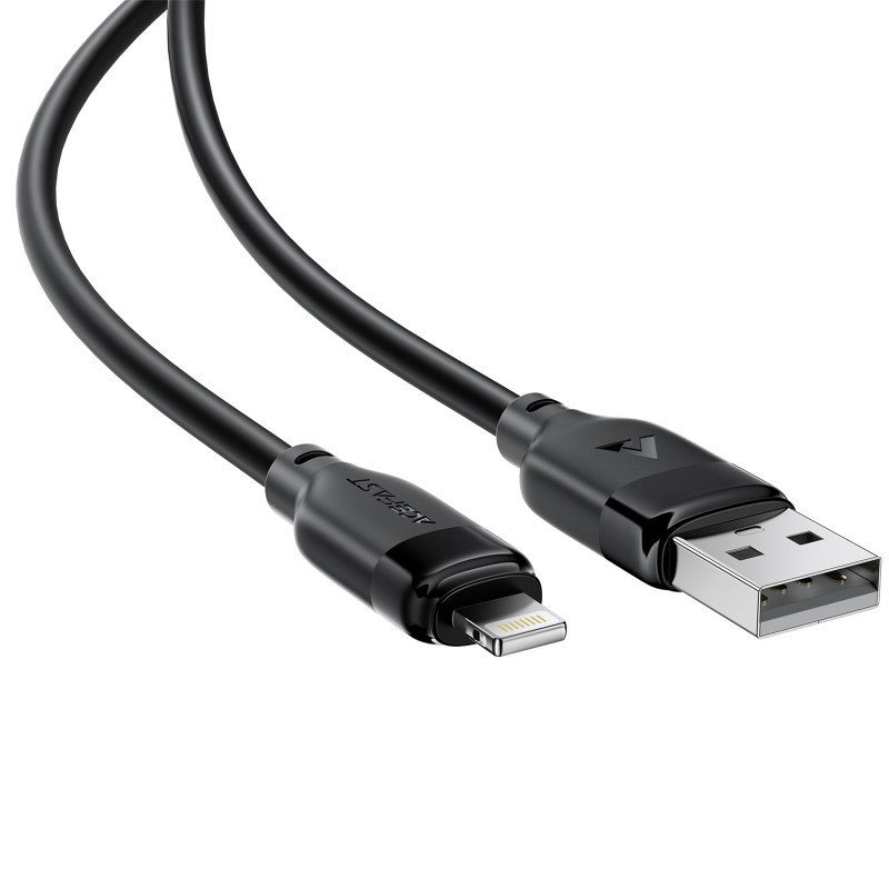 Фото Дата кабель Acefast C16-06 USB to Lightning 2.4A (2m) (Black) в магазине vchehle.ua
