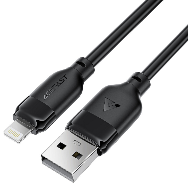 Дата кабель Acefast C16-06 USB to Lightning 2.4A (2m) (Black) в магазине vchehle.ua