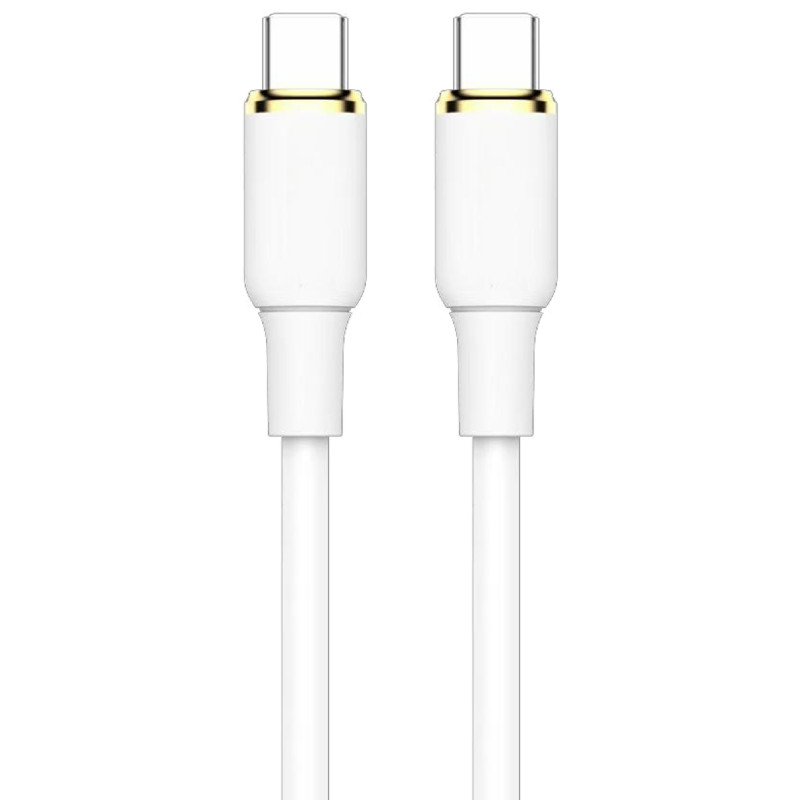 Дата кабель Amaya 89CC Type-C to Type-C 60W (1m) (White)