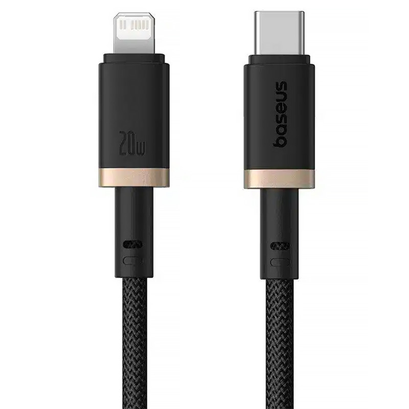 Дата кабель Baseus Dura Series Fast Charging Type-C to Lightning 20W (1m) (CB000123) (Gold / Black)