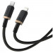 Фото Дата кабель Baseus Dura Series Fast Charging Type-C to Lightning 20W (1m) (CB000123) (Gold / Black) на vchehle.ua