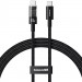 Дата кабель Baseus Gem Fast Charging Type-C to Type-C 100W (1m) (P10373000111) (Cluster Black)