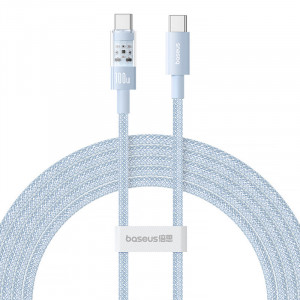 Дата кабель Baseus Gem Fast Charging Type-C to Type-C 100W (1m) (P10373000111)