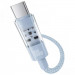 Фото Дата кабель Baseus Gem Fast Charging Type-C to Type-C 100W (1m) (P10373000111) (Galaxy Blue) в магазине vchehle.ua