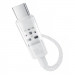 Фото Дата кабель Baseus Gem Fast Charging Type-C to Type-C 100W (1m) (P10373000111) (Moon White) на vchehle.ua