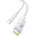Дата кабель Baseus Gem Fast Charging Type-C to Type-C 100W (1m) (P10373000111) (Moon White) в магазине vchehle.ua