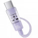Фото Дата кабель Baseus Gem Fast Charging Type-C to Type-C 100W (1m) (P10373000111) (Nebula Purple) в магазине vchehle.ua