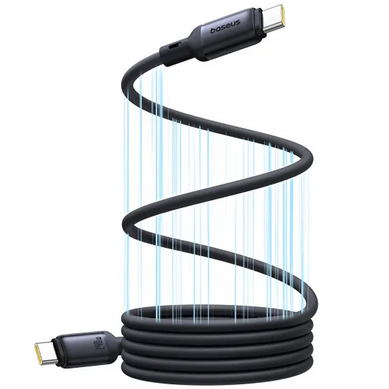 Дата кабель Baseus PicoGo Type-C to Type-C 240W (2m) (E04233) (Cosmic Black) в магазине vchehle.ua