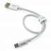 Фото Дата кабель Baseus Superior Series Fast Charging USB to Type-C 100W (0.25m) (P10320102) (Moon White) в магазине vchehle.ua