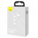 Купить Дата кабель Baseus Superior Series USB to MicroUSB-Lightning-Type-C 3.5A (1.5m) (CAMLTYS) (Stellar White) на vchehle.ua