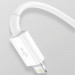 Заказать Дата кабель Baseus Superior Series USB to MicroUSB-Lightning-Type-C 3.5A (1.5m) (CAMLTYS) (Stellar White) на vchehle.ua