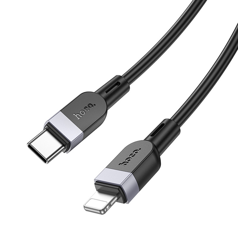 Дата кабель Hoco X109 Energy silicone Type-C to Lightning (1m) (Black) в магазині vchehle.ua